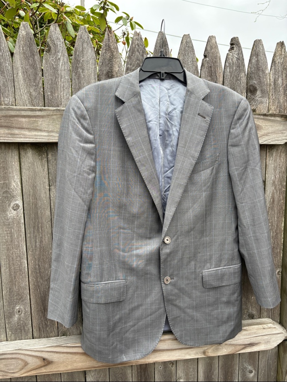 Ermenegildo ZEGNA 40R light gray suit jacket!